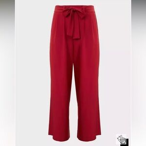 Torrid Red Crepe Wide Leg Pant - Size 2 (16/18)
